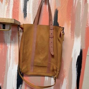 Leather tote from Roolee